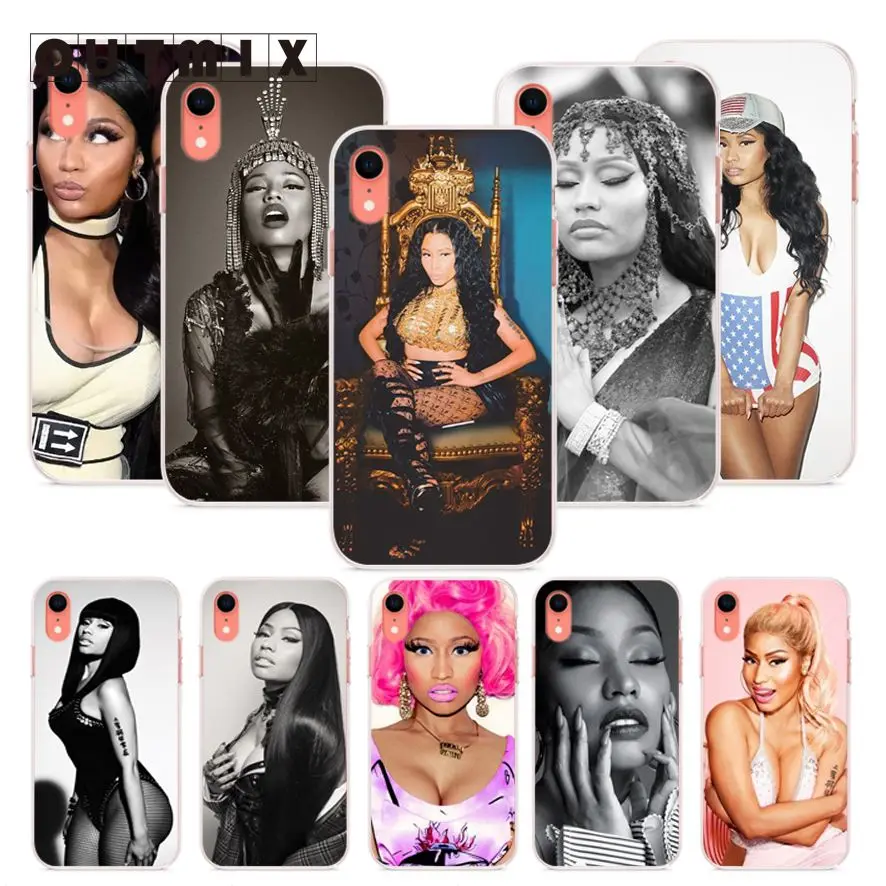 Outmix queen Nicki Minaj Мягкий силикон TPU с рисунком чехол для iPhone 6 плюс 6s 5 5S SE 7 8 X XS max XR plus |