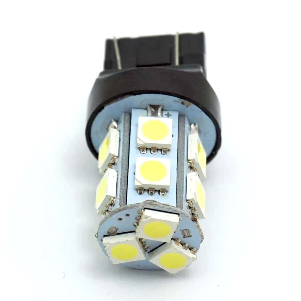 CQD светильник T20 W21/5W 7443 7440 13 SMD DC12V 5050 светодиодный чистый белый автомобильный