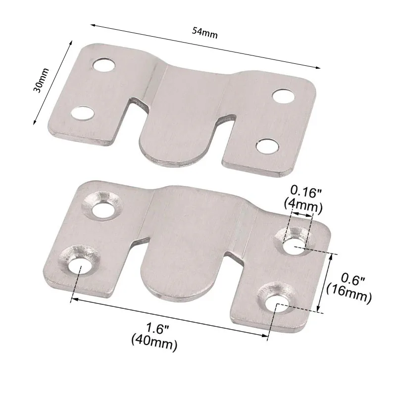 Секционные соединители для дивана из нержавеющей стали мебели кронштейн росписи