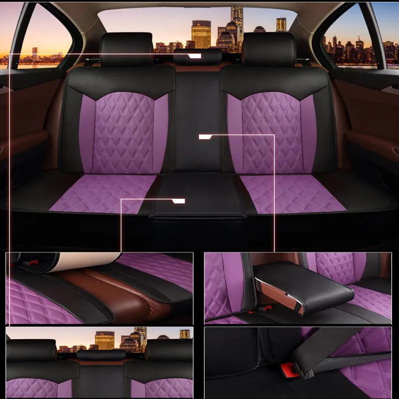 Чехол для автокресла кожаные чехлы сидений Honda CIVIC 8 9 eg ek 4d 5d 10th insight legend spirior