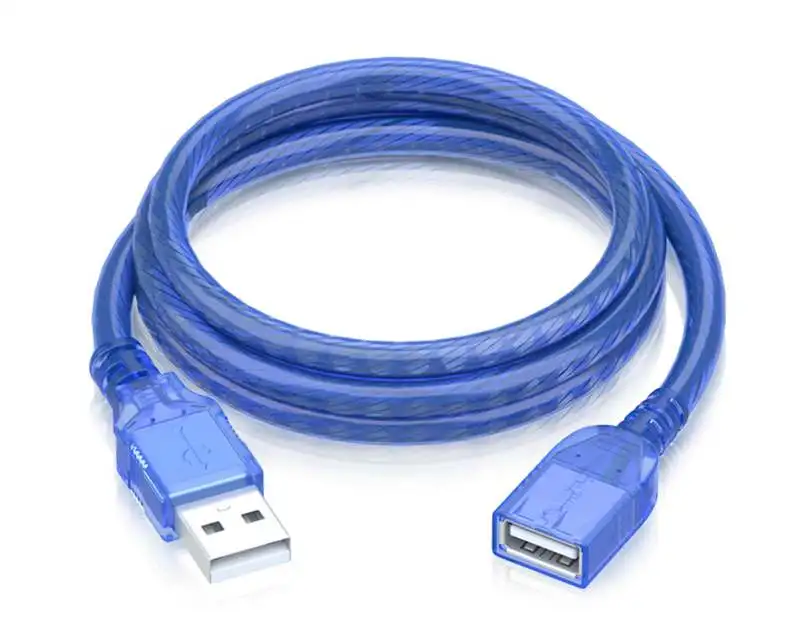 USB Кабель-Удлинитель USB 2,0 удлинитель для мужчин и женщин Кабель-адаптер для передачи данных 2,0 удлинитель шнур для PC tv USB