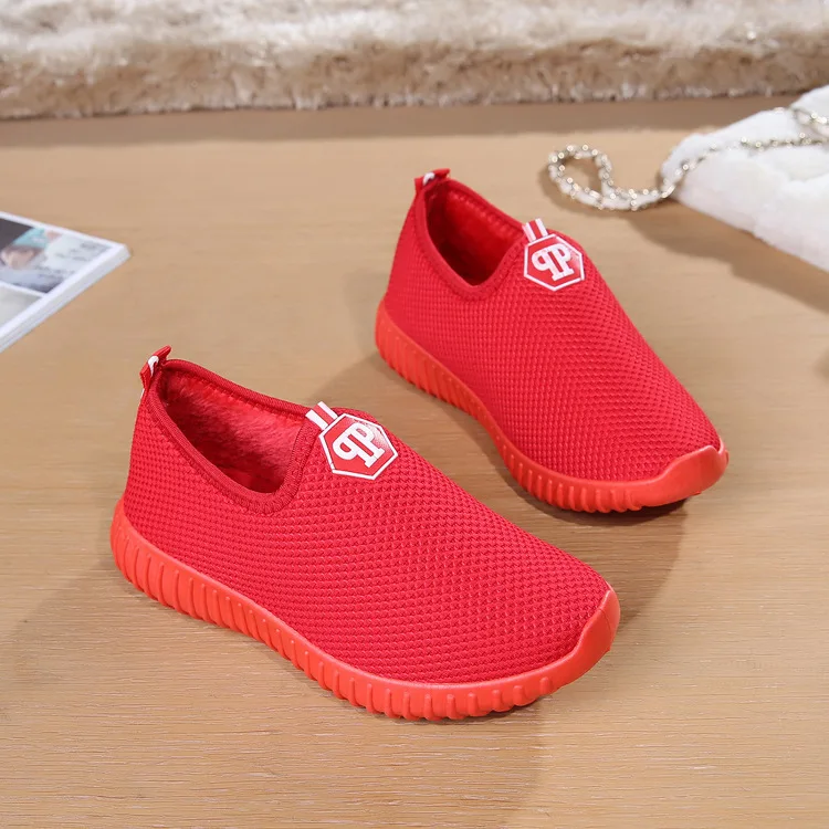 Мужская повседневная обувь зима теплая slip on/мокасины прочный дышащий пара стая