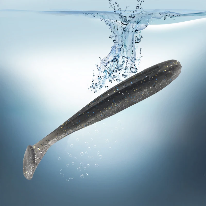 Горячая Распродажа мягкая рыболовная приманка shad T-tail 10 шт./пакет | Спорт и