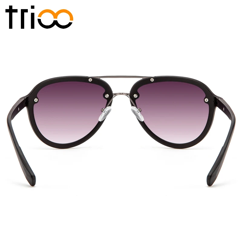 TRIOO UV400 Protection Sunglasses for men Cool Brand Red Line Design Sun Glasses Male Unisex Trending lunette de soleil femme | Аксессуары