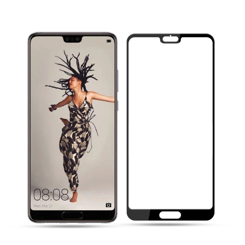 Защитное стекло для Huawei P20 pro lite light полное покрытие защита экрана из закаленного