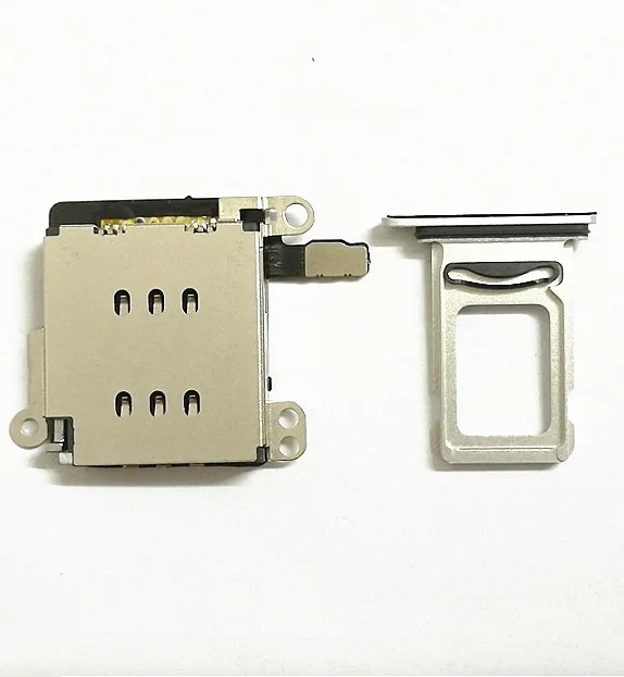 Для iPhone XR Dual SIM Card Reader гибкий кабель+ держатель лотка для sim-карты Замена Адаптера