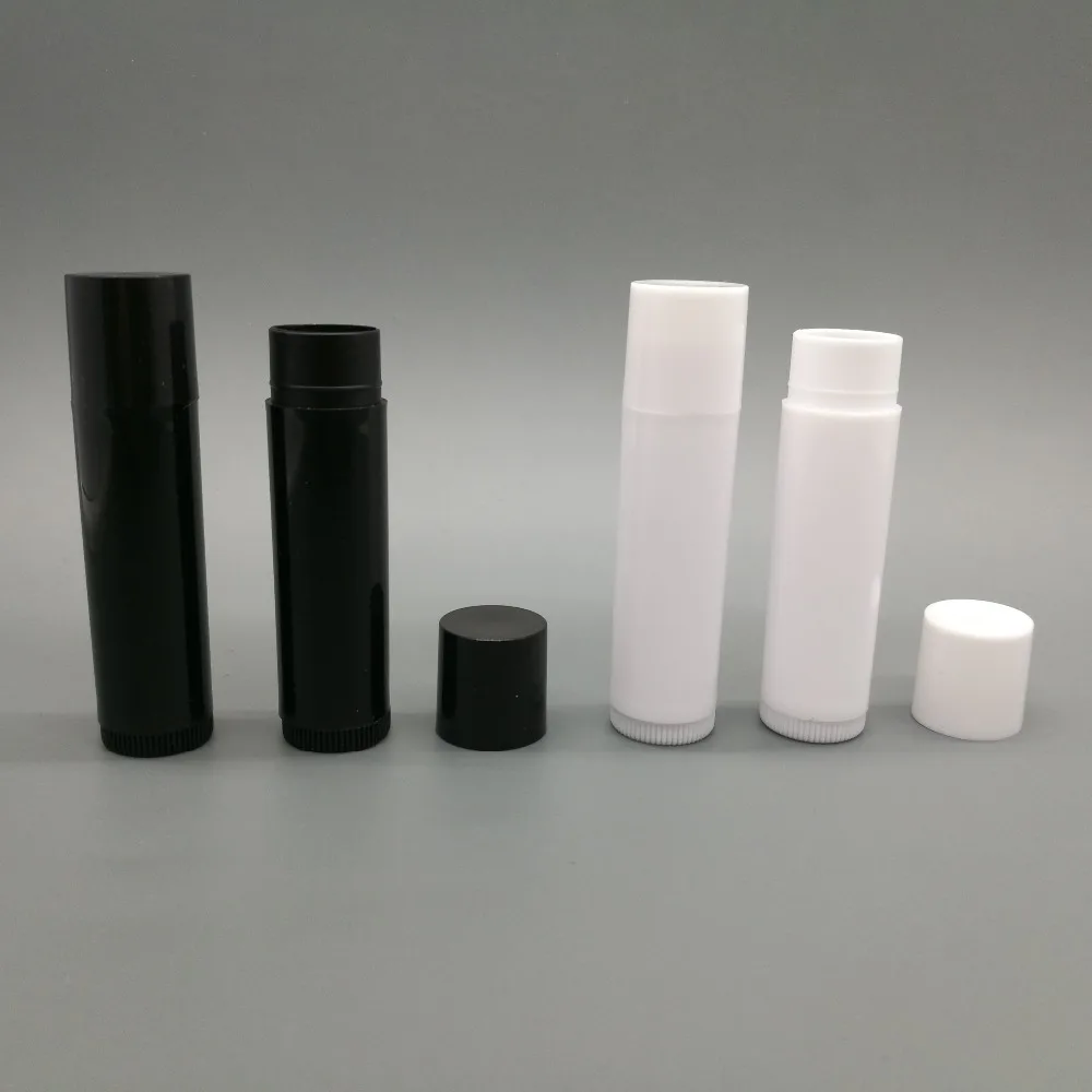 Freeship 6pcs/lot 5g 5ml cosmetic empty Plastic PP round chapstick lip gloss lipstick balm tube with lids container | Красота и