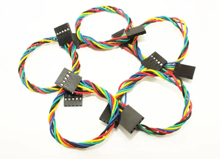 

30pcs 5 pin F/F Jumper Wire - 200mm