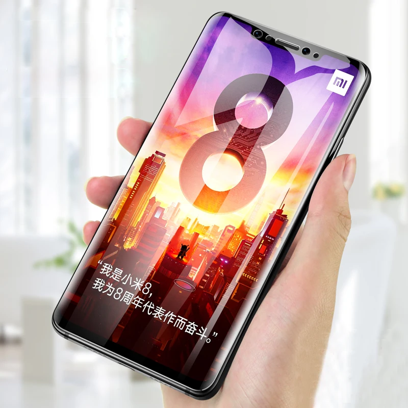 Закаленное стекло 9D для Xiaomi 8 Lite SE Pro Mi a2 lite Защитное Redmi 6a 6 note 5 7 pro защита