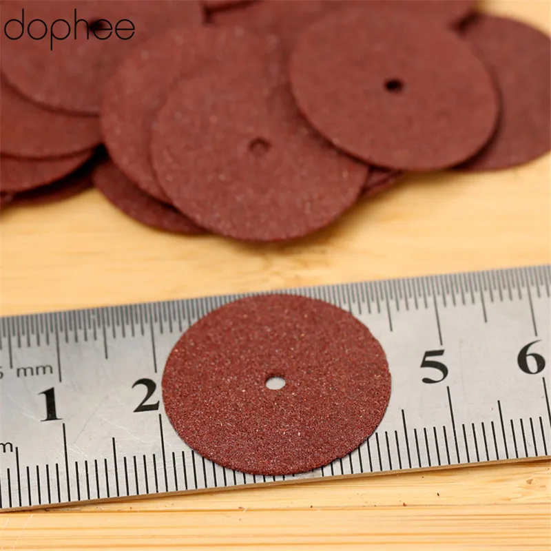 Dophee 36 шт. Dremel аксессуары 24 мм усиленные отрезные шлифовальные круги роторный металлообрабатывающий диск хобби инструмент Бит Dremel инструменты