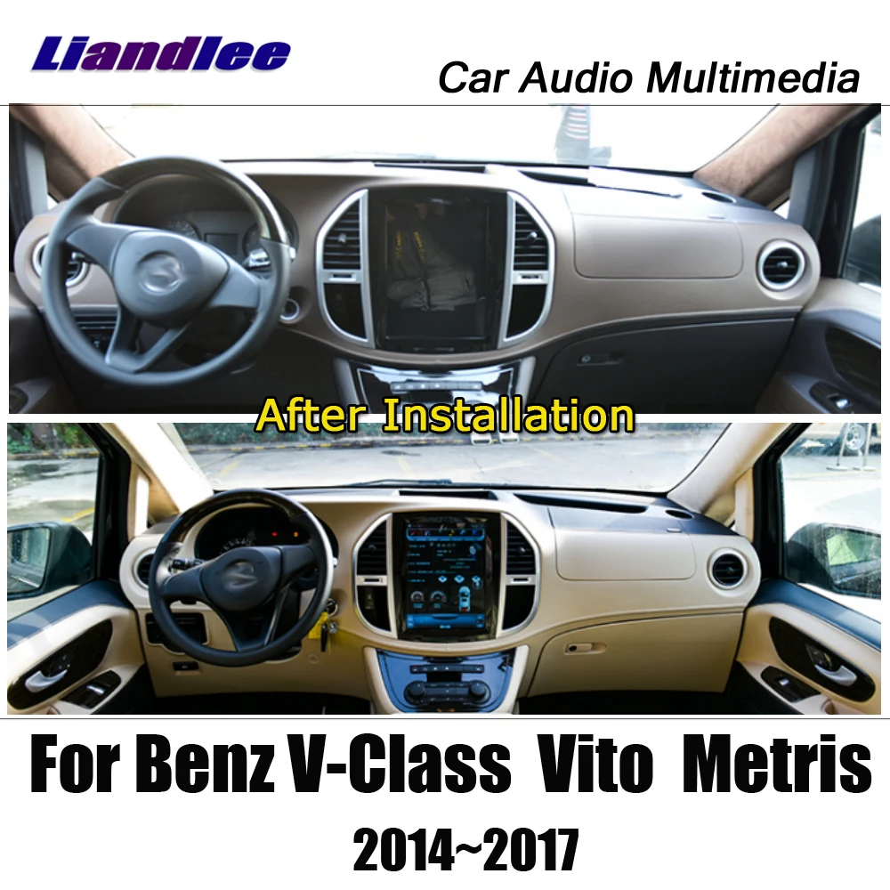 Liandlee 12,1 Tesla вертикальный Android экран для Mercedes Benz V-Class/Vito/Metris Carplay карта gps Navi навигация Мультимедиа