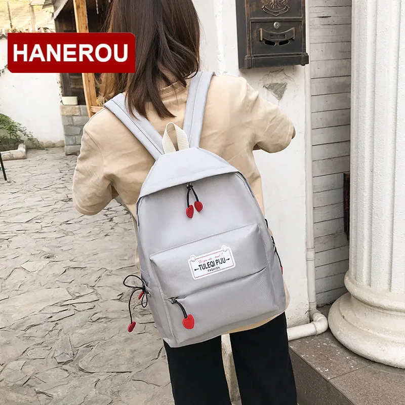 Комплект из 4 предметов рюкзак с принтом в виде красного сердца школьные рюкзаки