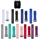 Ремешок силиконовый для Xiaomi Huami Amazfit Bip BIT PACE Lite, сменный спортивный браслет для часов, 20 мм
