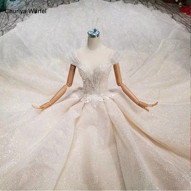 

LS11293 Специальное свадебное платье, кристаллическая крышка, рукав, иллюзия, круглый вырез, ручная работа, свадебное платье, прозрачная открыт...