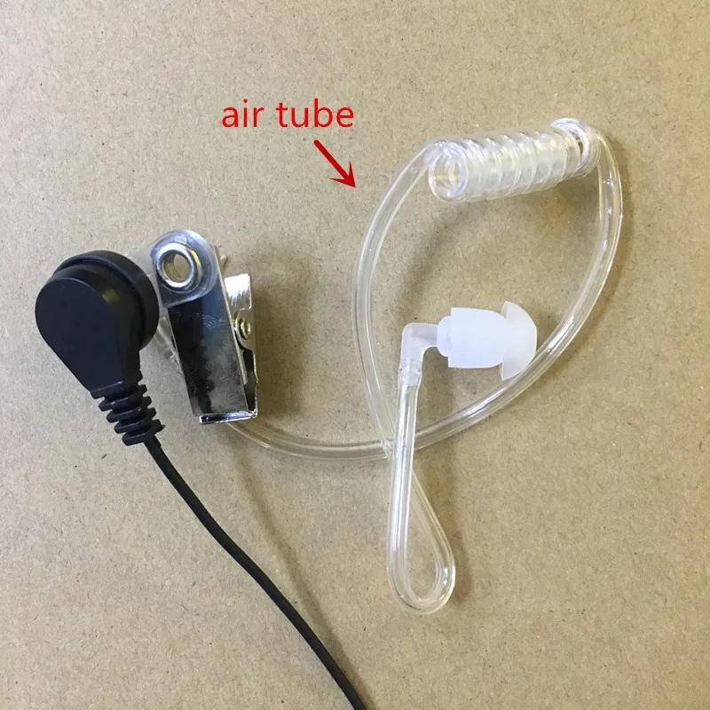 2X clear Air tube acoustic headphone 2pins collar PTT for ICOM IC-V8 V82 V80 F3003 F4001 F3G F4G F11 F26 etc walkie talkie | Мобильные