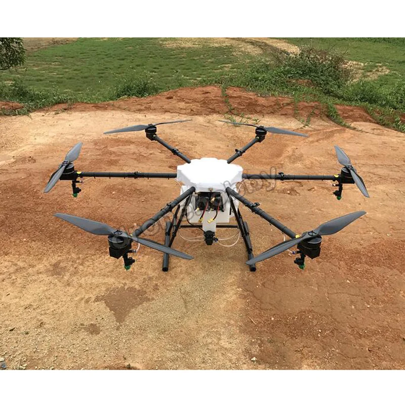 JMRRC 1650 мм Колесная база сельскохозяйственное распыление Drone 15 кг 15L резервуар для воды 30 мм рукоятка 2,5 мм углеродное волокно складной UAV гексакоптер