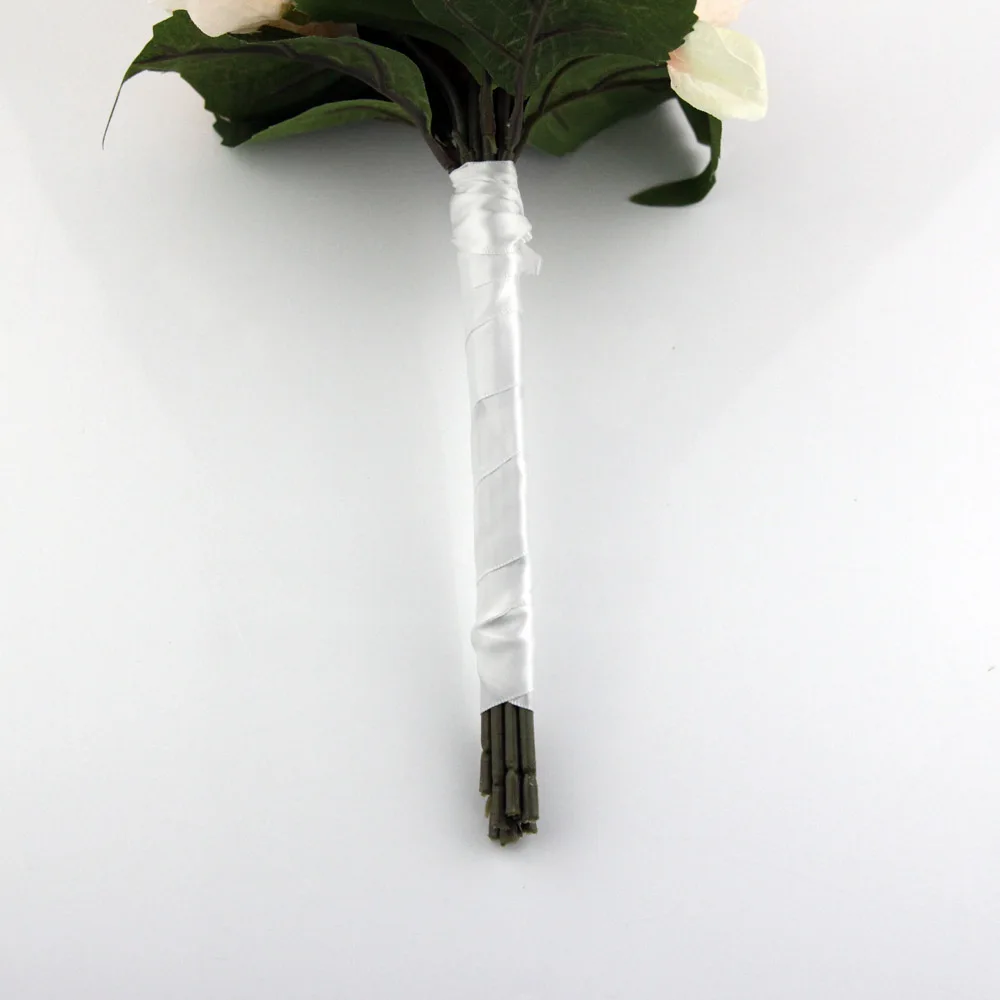 Inofinn Свадебный букет шампанского цветы ручной работы розы Искусственные