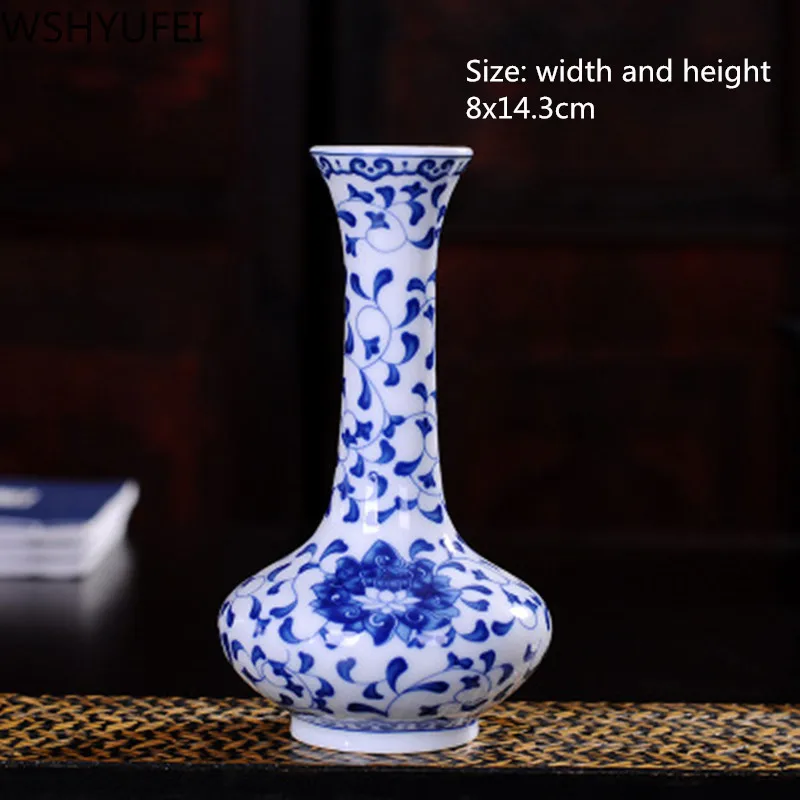 Jingdezhen ручная роспись ваза ручной работы Цветочная мини Ваза Круглая и гладкая