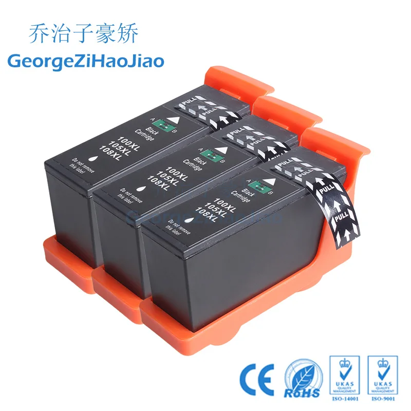 3BK LM100 100XL картридж совместимый с 108XL Lexmark S305/S405/S505/S605/Pro205/705/805/905