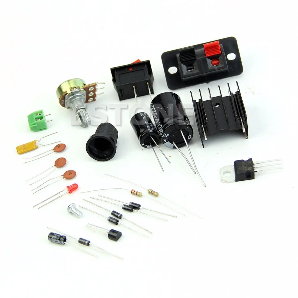 1 комплект Новый AC/DC вход 5 V 35 до 25 30 понижающий модуль питания LM317 DIY Kit L060