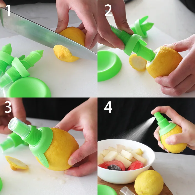 Citrus Juicer Fruit Press Kitchen Accessories Lemon Spray Portable Blender Juice Lime Spritz | Дом и сад