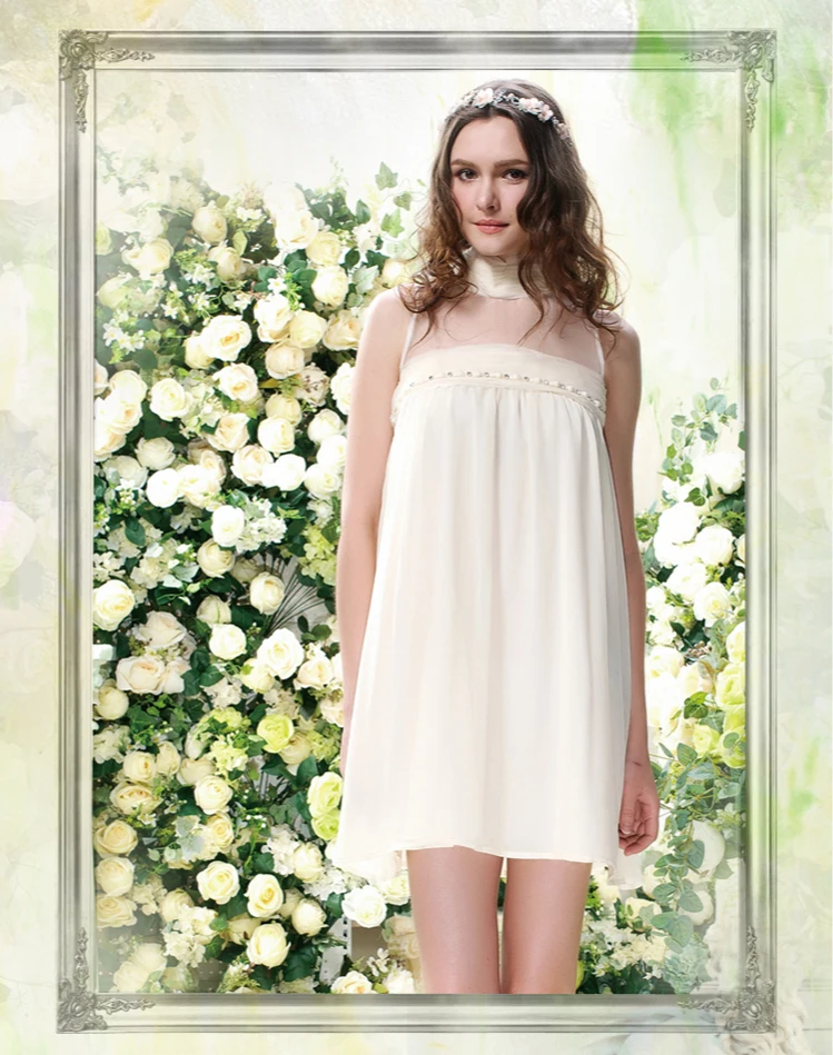 100% шелковое шифоновое платье из натуральной шифоновой ткани женские летние