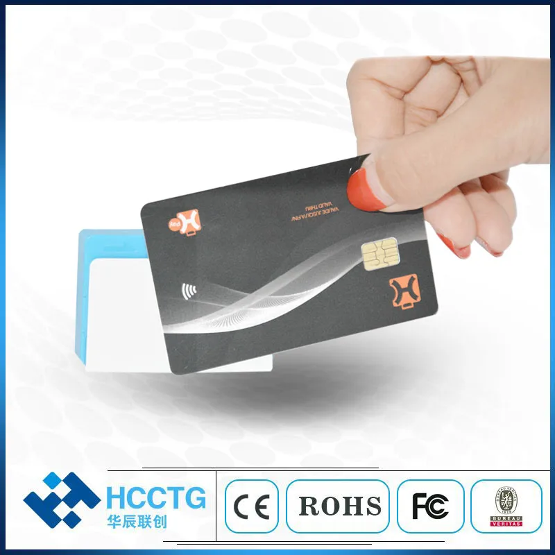 Устройство для считывания смарт карт EMV с Bluetooth чип ISO 7816 считыватель RFID NFC