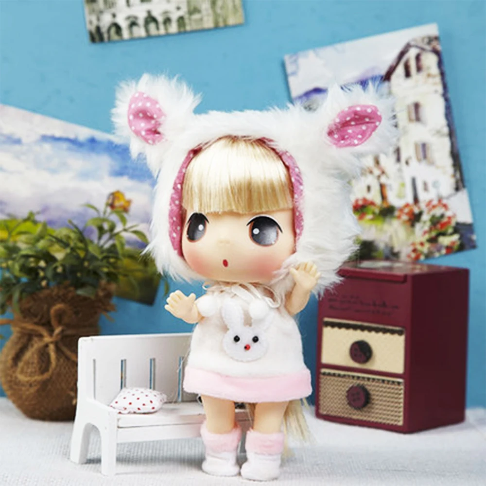 Кукла длинная 18 см Подлинная Корейская сменная искусственная принцесса BJD мини