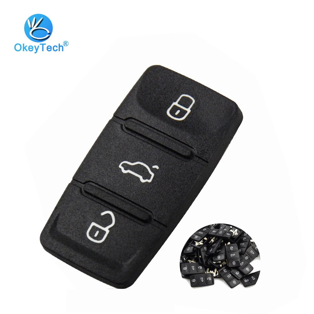 OkeyTech для Volkswagen VW Passat Polo Golf Touran Bora Ibiza Leon Octavia Fabia 2 шт. 3B силиконовый резиновый чехол