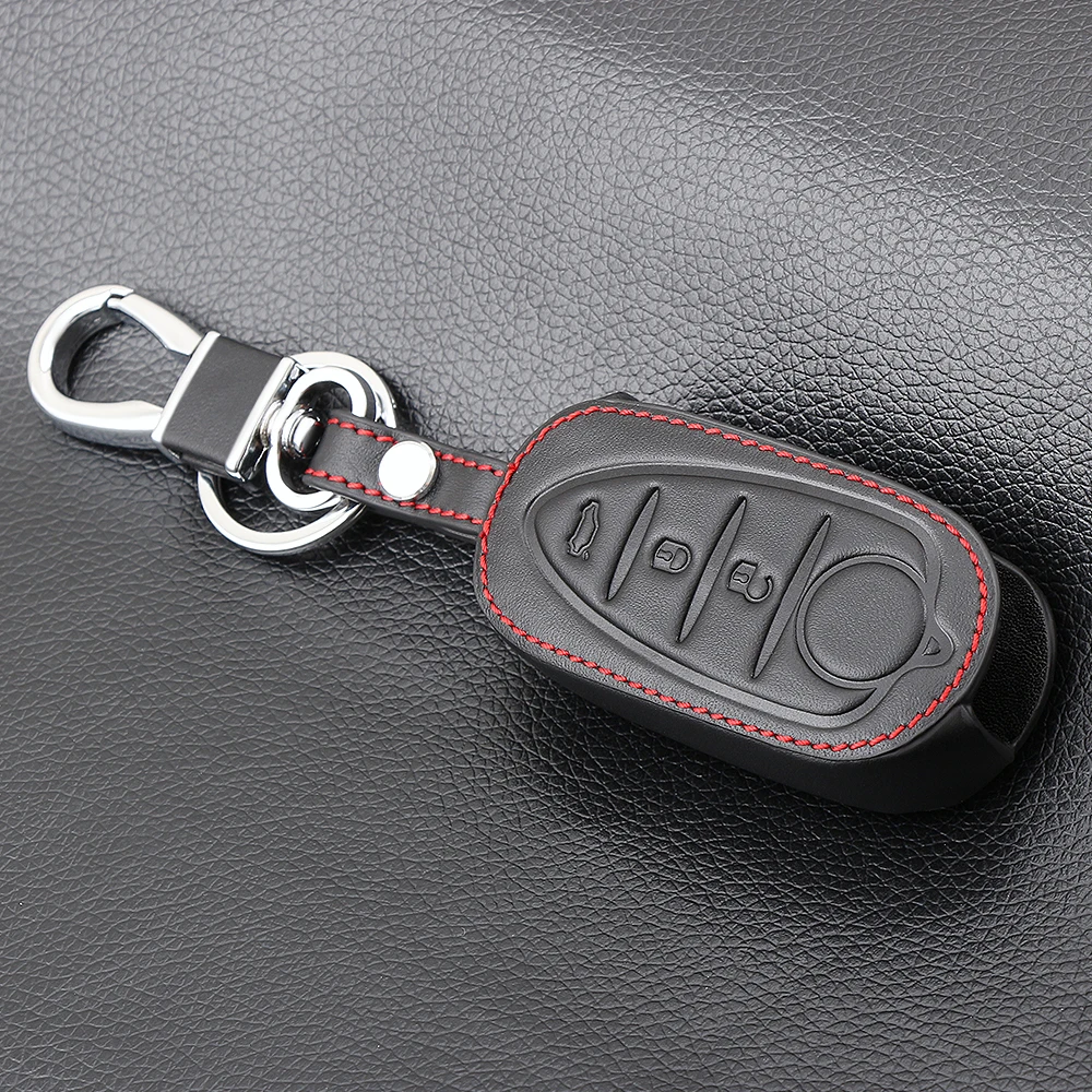 Чехол для ключей из натуральной кожи с откидной крышкой ALFA ROMEO MITO / GIULIETTA 159/GTA 3
