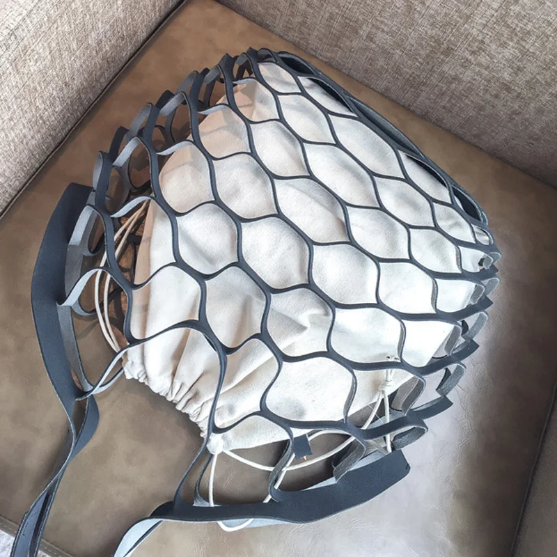 Модная женская сумка для рыбалки из искусственной кожи и холста креативная