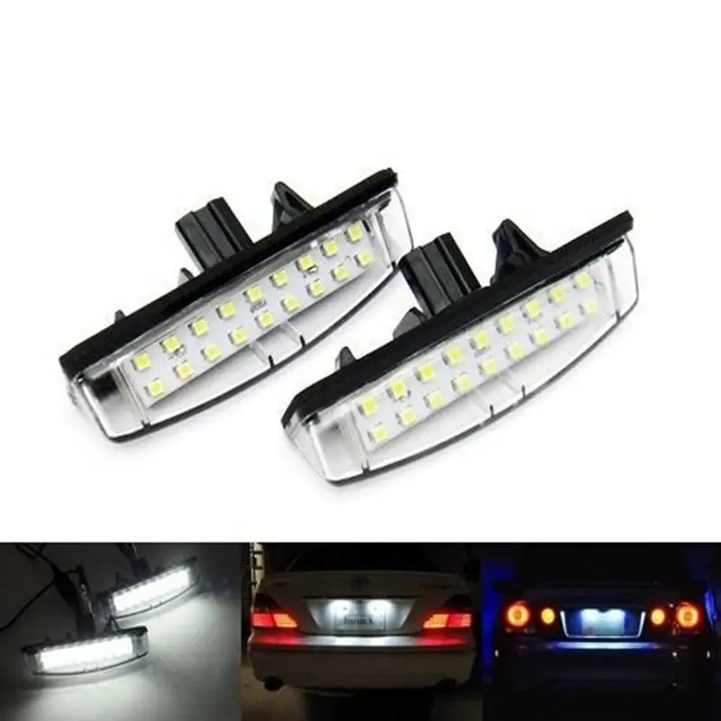 2 шт./компл. светодиодный номерной знак для Mitsubishi Colt plus Grandis 18SMD без ошибок чистый
