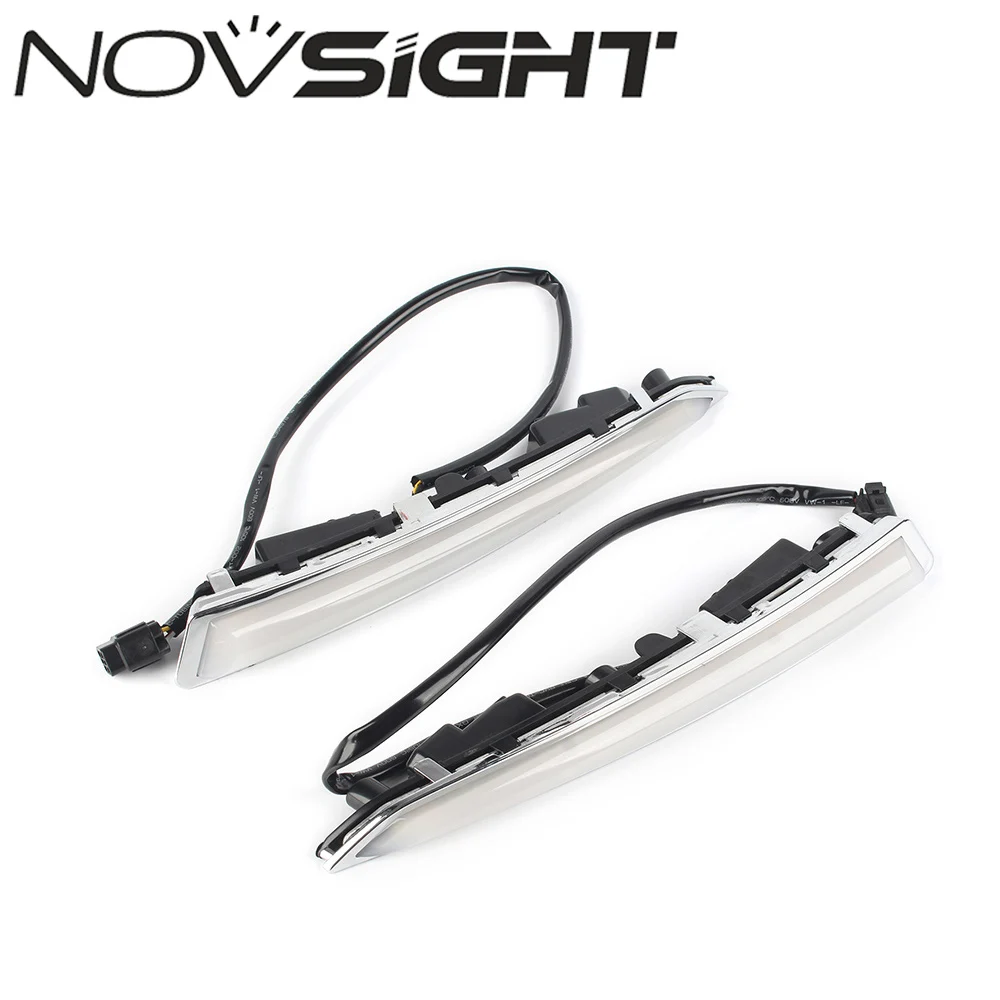 NOVSIGHT Автомобильные дневные ходовые огни противотуманные фары сигнал поворота