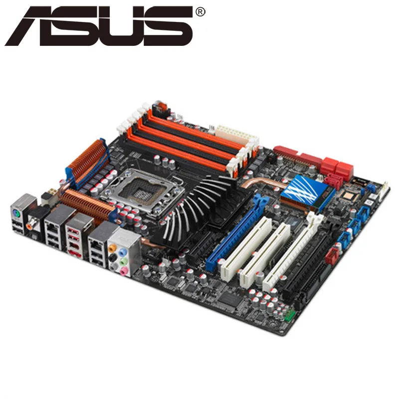 Настольная материнская плата Asus P6T Deluxe V2 X58 Socket LGA 1366 Core i7 Extreme DDR3 24G ATX UEFI BIOS