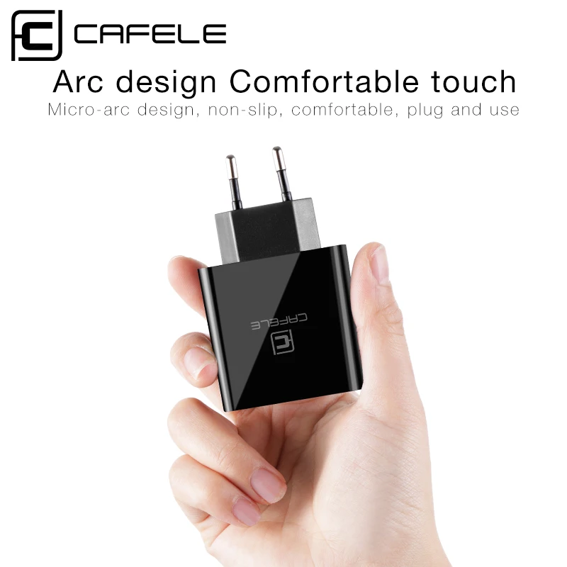 Cafele Dual USB зарядное устройство для iPhone универсальный портативный мобильный Вход AC