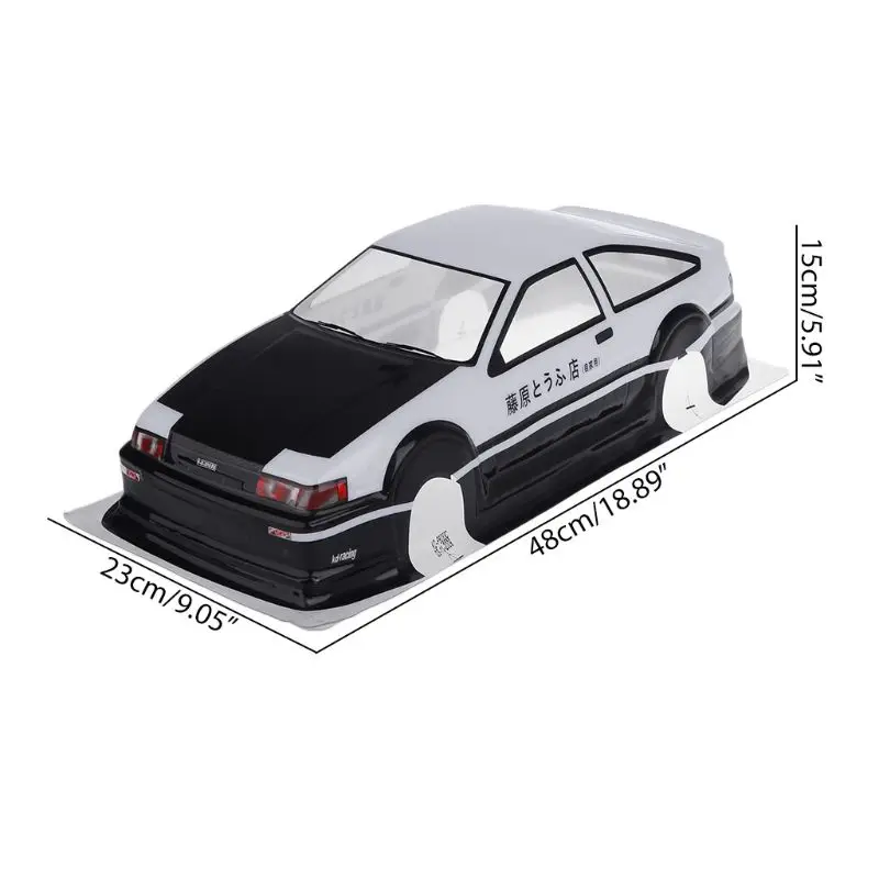 RC масштабе 1:10 на дороге Drift автомобилей Окрашенные ПВХ тела Shell 190 мм для Toyota Corolla AE86 май-9