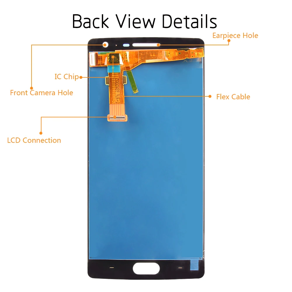 Srjtek 5 ''для Oneplus 2 ЖК-дисплей сенсорный дигитайзер для One Plus экран 1 + два A2001 A2003