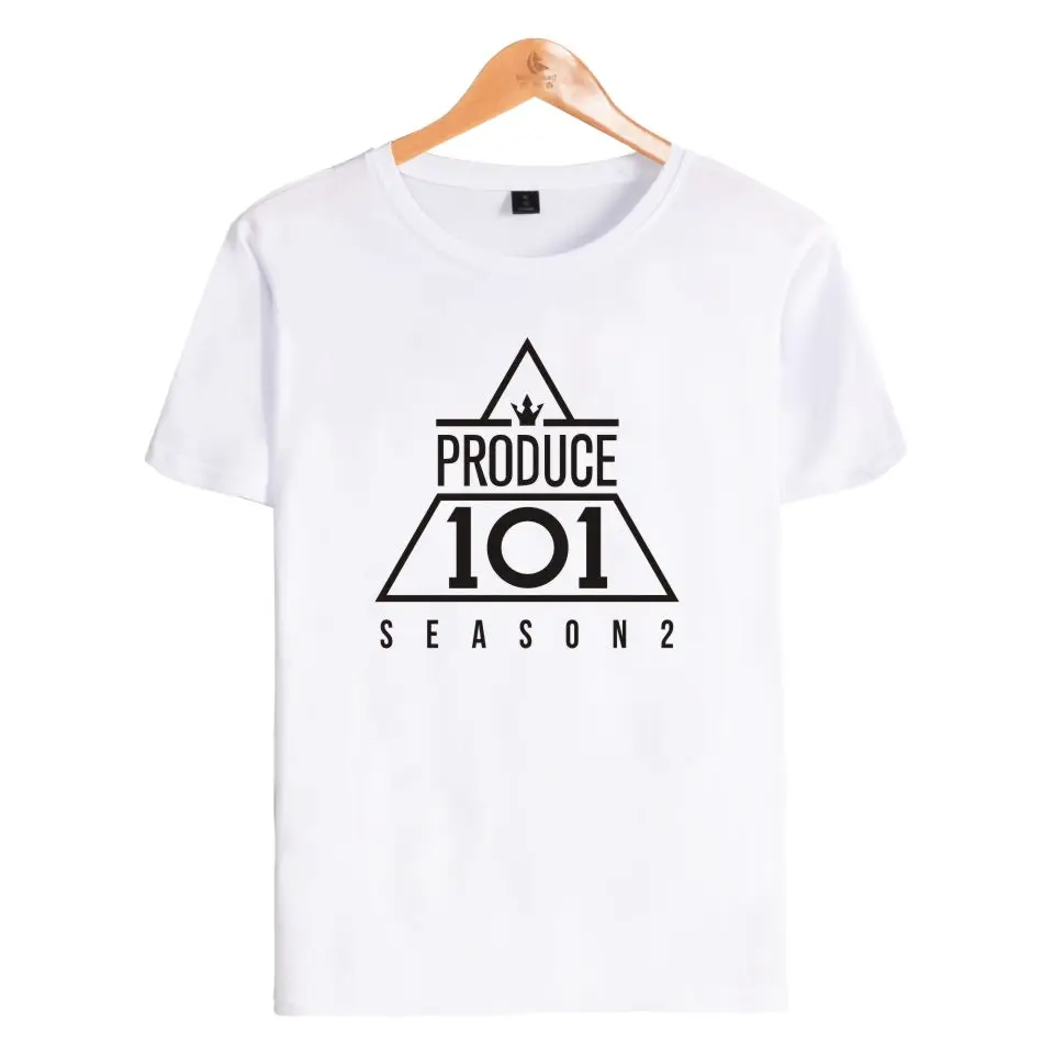 New Kpop Produce 101 WANNA ONE T Shirt Summer Cotton Short Sleeve Wanna One Go T-Shirt Tops Plus Size 4XL Clothes | Женская одежда