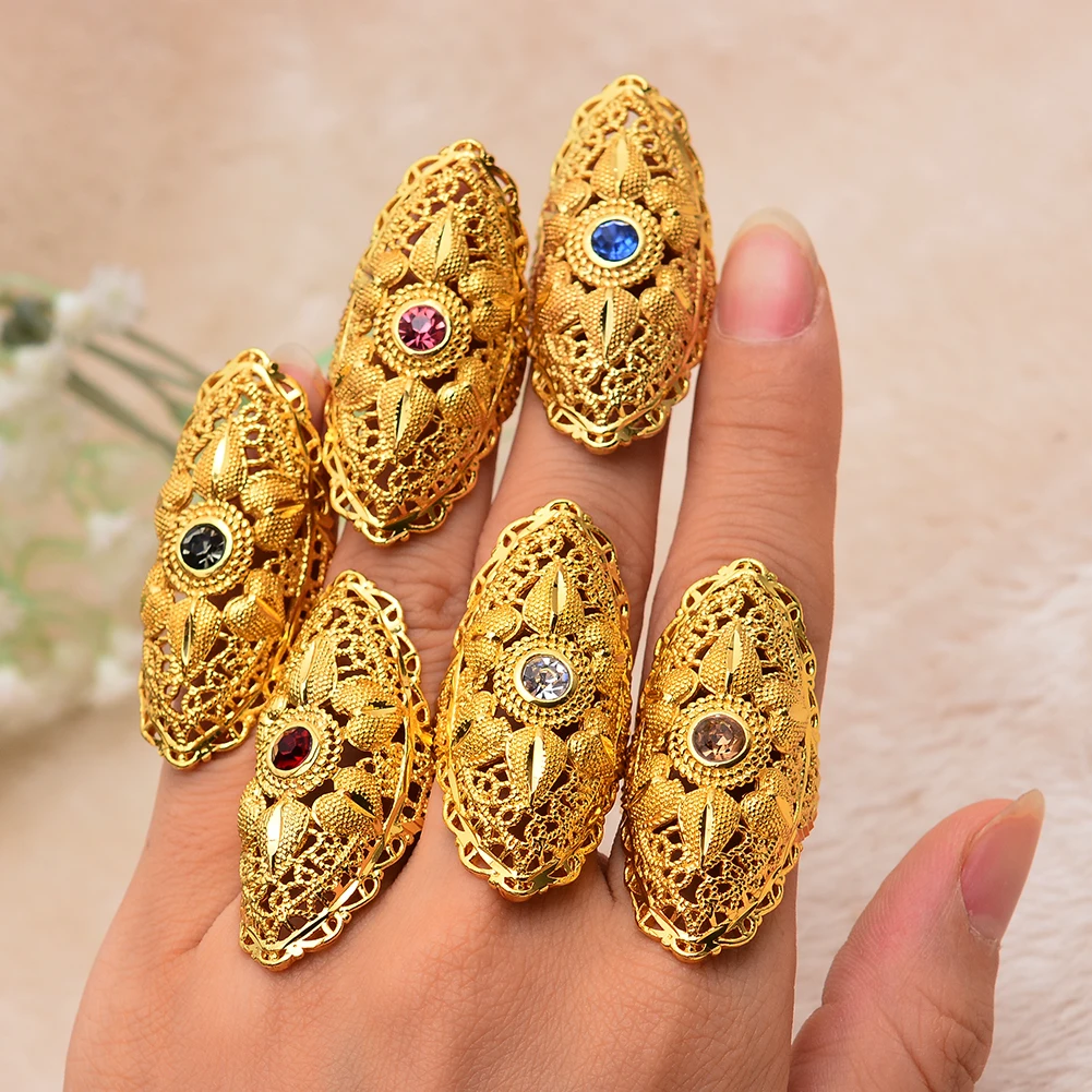 Wando новинка обручальное кольцо с эфиопским синим камнем для женщин золотого