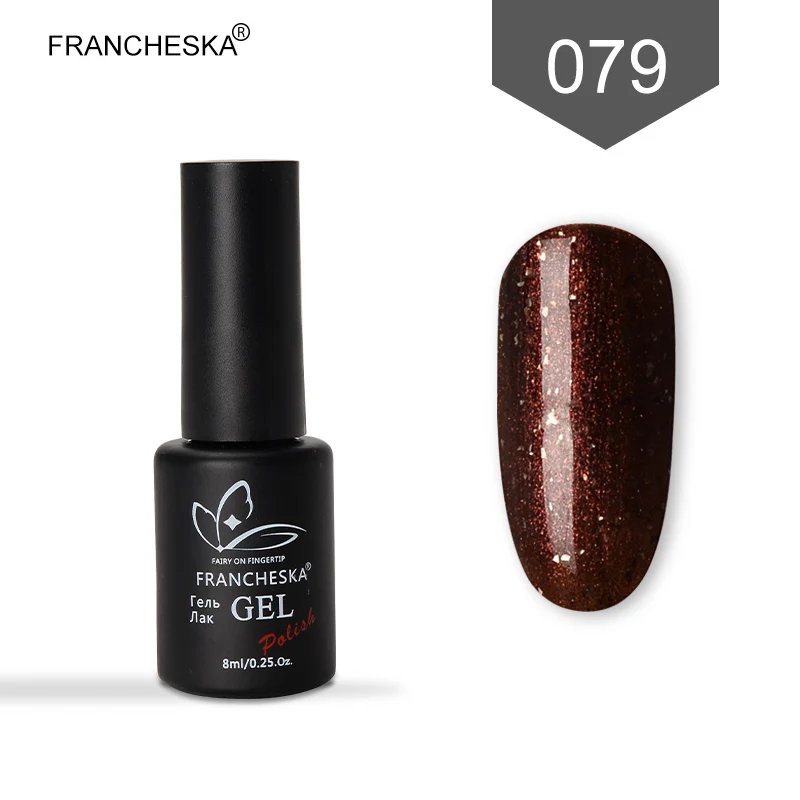 8ml Gel Polish 079 Матовое верхнее покрытие светодиодный гелевое покрытие для ногтей Nail Art Vernis перманентность UV пластина верхнее покрытие Oje Лаки матовый топ гель лак 8 мл/15 мл - Цвет: 8ml Gel Polish 079