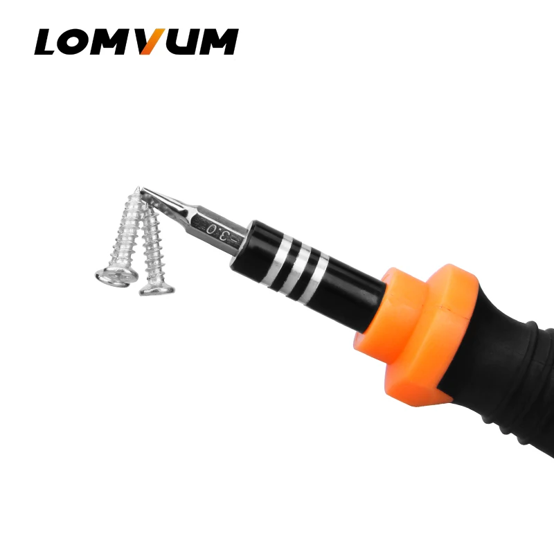 LOMVUM мини-отвертка набор магнитных прецизионных отверток Набор разборных хромированных отверток Vandium Набор бит