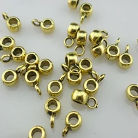 240pcs tibetan goldsilver spacer connectors beads charms bails pendants 3 5x4x6mm jewelry findings