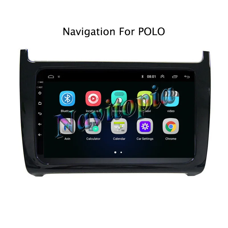 9 &quot2.5D Android 8 1 автомобильный DVD gps плеер для VW Polo 2011 2018 Автомагнитола стерео
