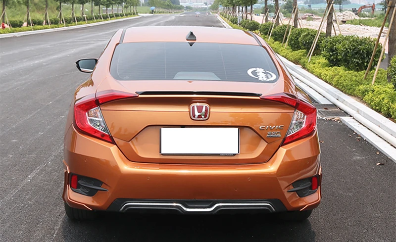 Спойлер для Honda Civic высококачественный спойлер из АБС-материала заднего крыла