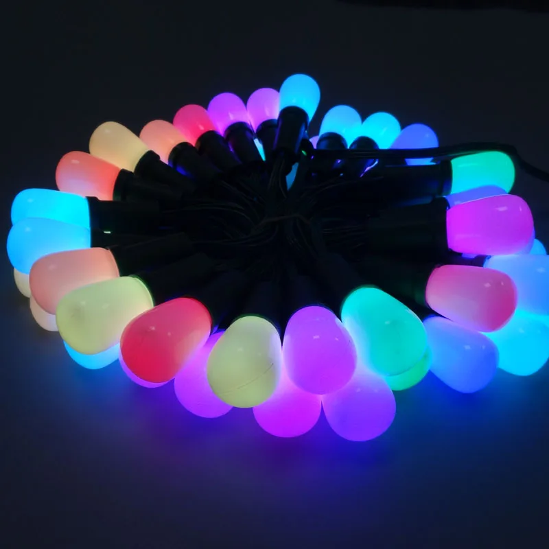 50 шт./компл. RGB G27 12 В WS2811 Светодиодная Пиксельная гирсветильник Полноцветная