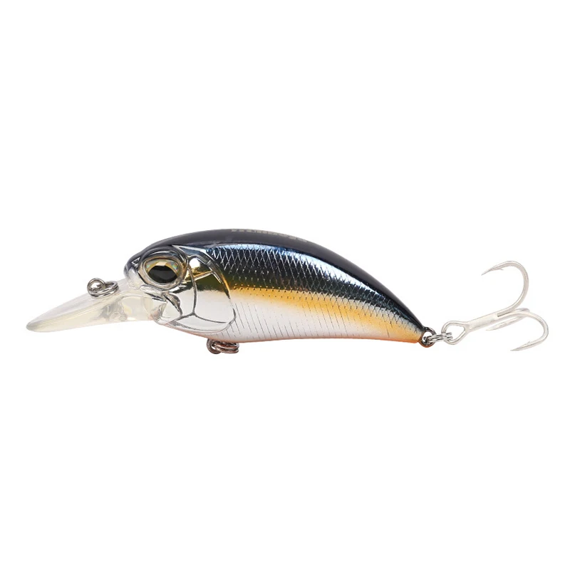 Trulinoya маленькие Fat Crank рыболовные приманки 60 мм 15 г тяжелые Crankbait глубина воды жесткая приманка искусственная наживка Тройной крюк воблер - Цвет: C