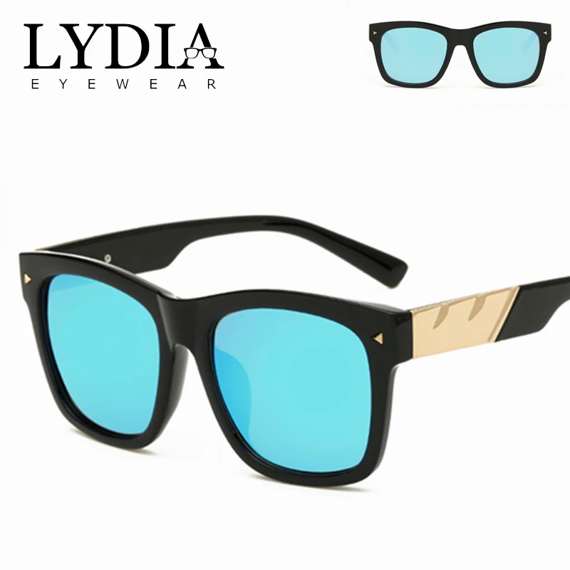 2018 New Designed Women Pink Mirror Sunglasses Men Black UV400 Sun Glasses With Gold Metal Decorations Gafas de sol L2720CJ | Аксессуары