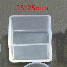 25mmX25mm 4 шт. колпачки для ног стула резиновые защитные накладки для ног мебельные Чехлы для стола носки пробки для отверстий пылезащитный чехол мебель система выравнивания ног - Цвет: 25mmX25mm