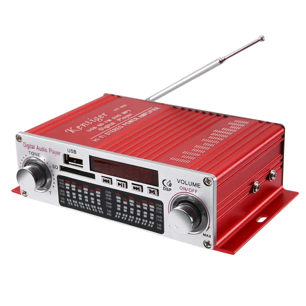 Kentiger HY 602 Hi Fi стерео Мощность цифровой аудио усилитель с ИК Управление FM радио MP3 USB