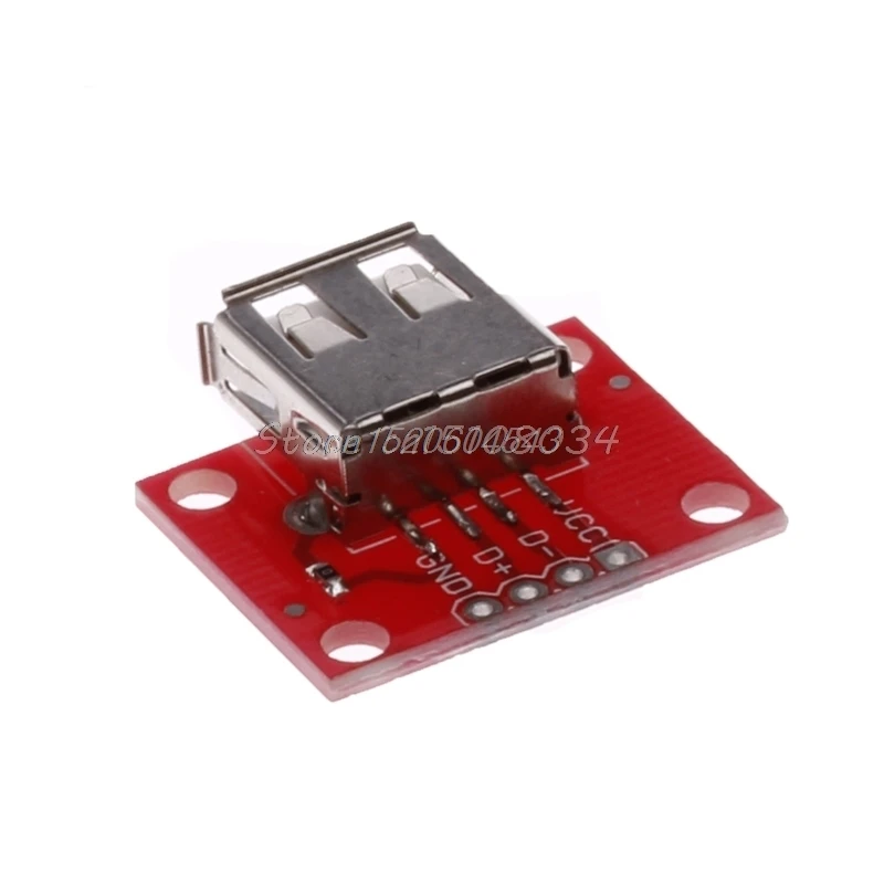 USB женская мощность usb тип A Женская коммутационная плата макетная конвертер R06